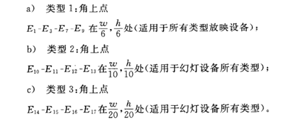 室内放映幻灯、投影放映设备银幕照度的测定方法2